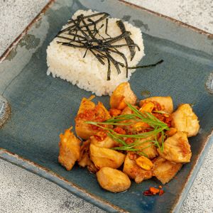 Курица терияки с рисом